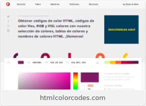 Anar a htmlcolorcodes.com